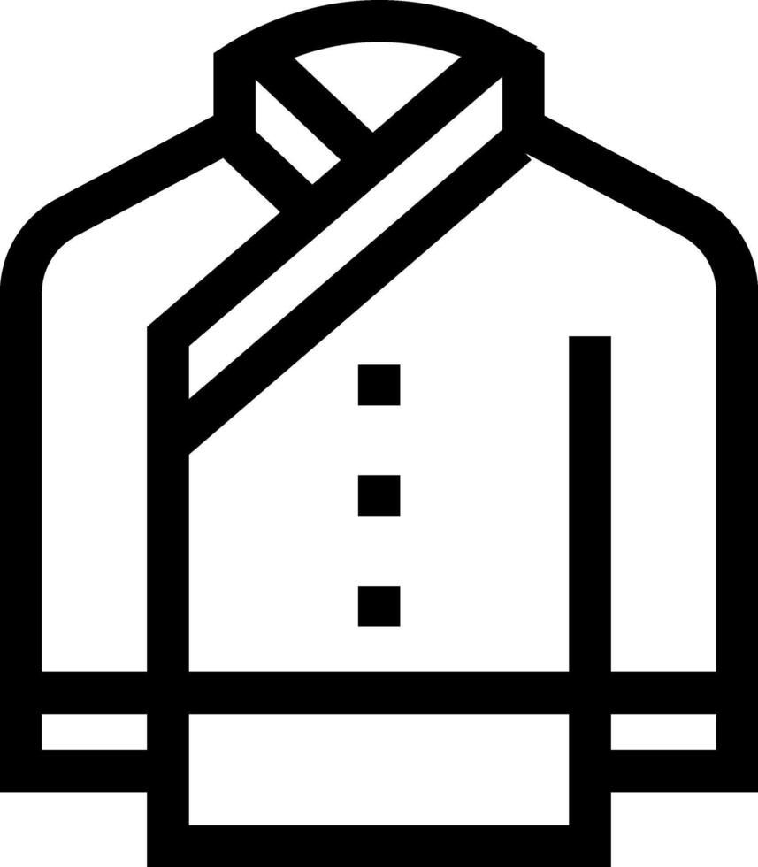 Elegant Chinese Cheongsam Dress Icon vector