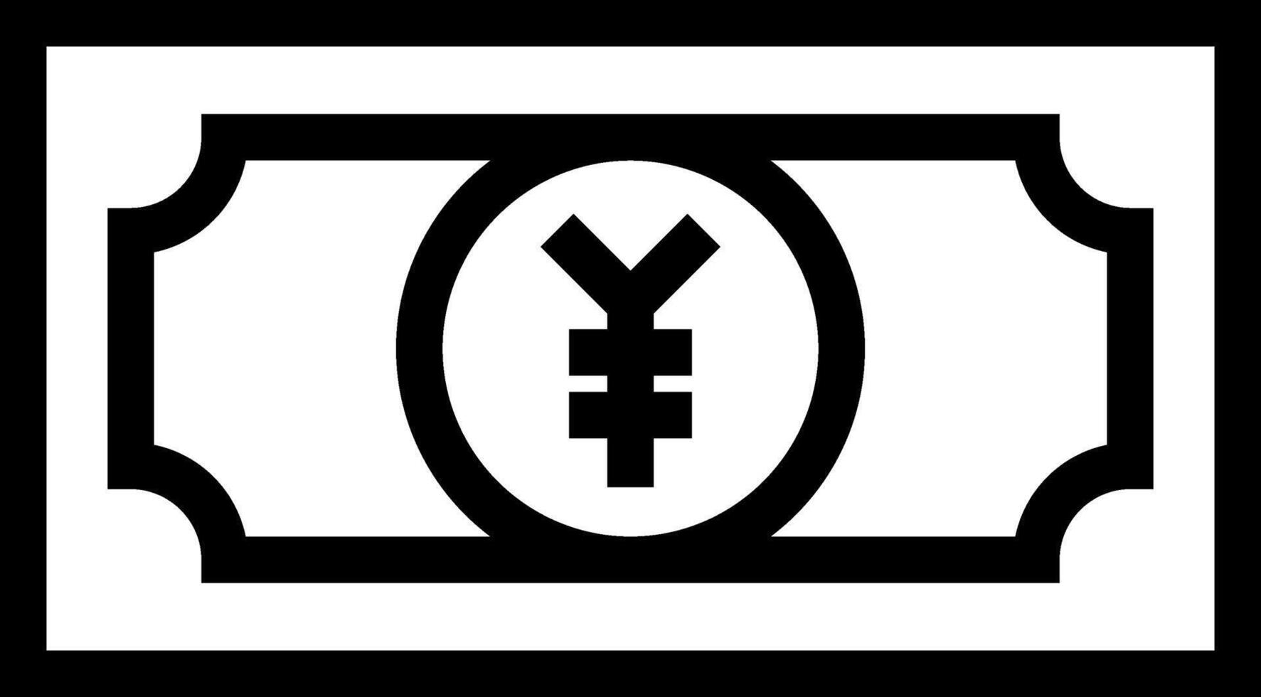 Generic Chinese Money Wealth Icon vector