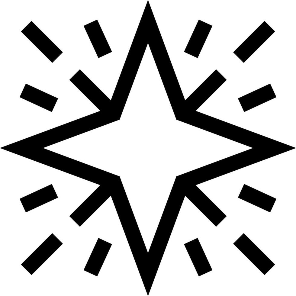 Exploding Night Sky Fireworks Icon vector