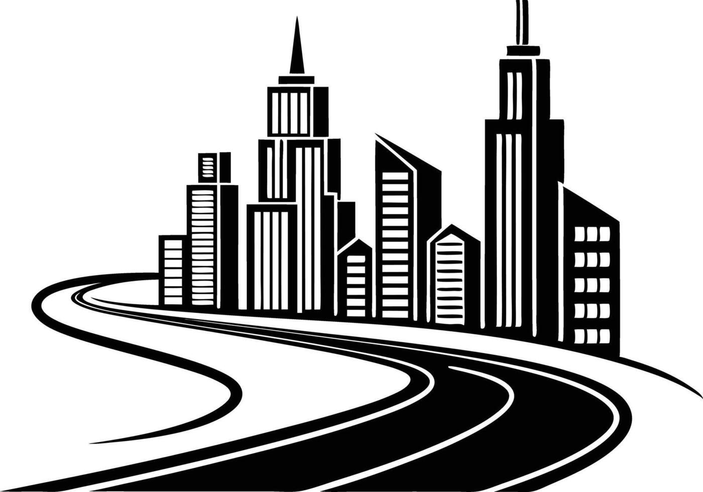 Creative City Tour and Urban Exploration Design Highlighting Lifestyle and Adventure Themes vector