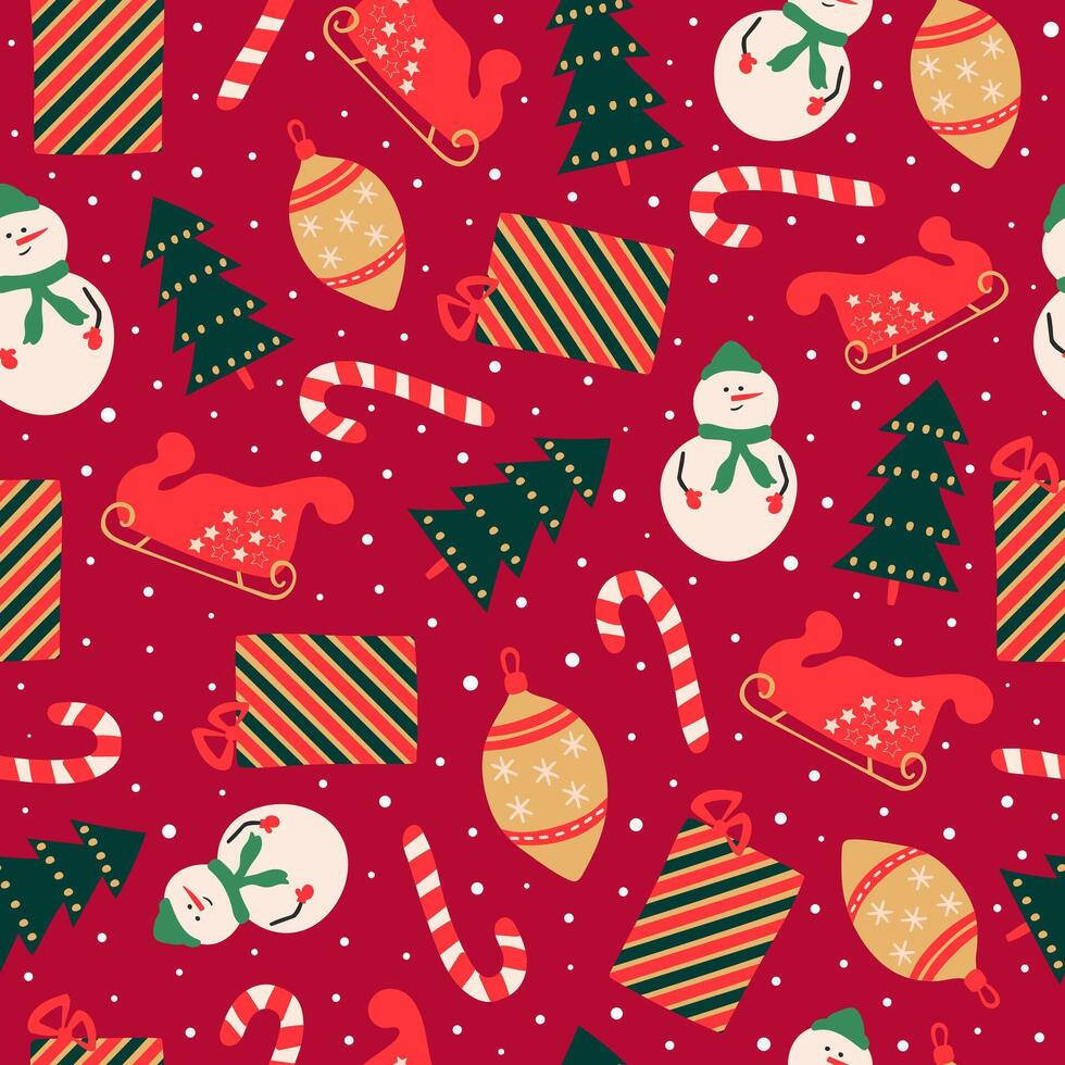 Colorful festive holiday pattern design vector