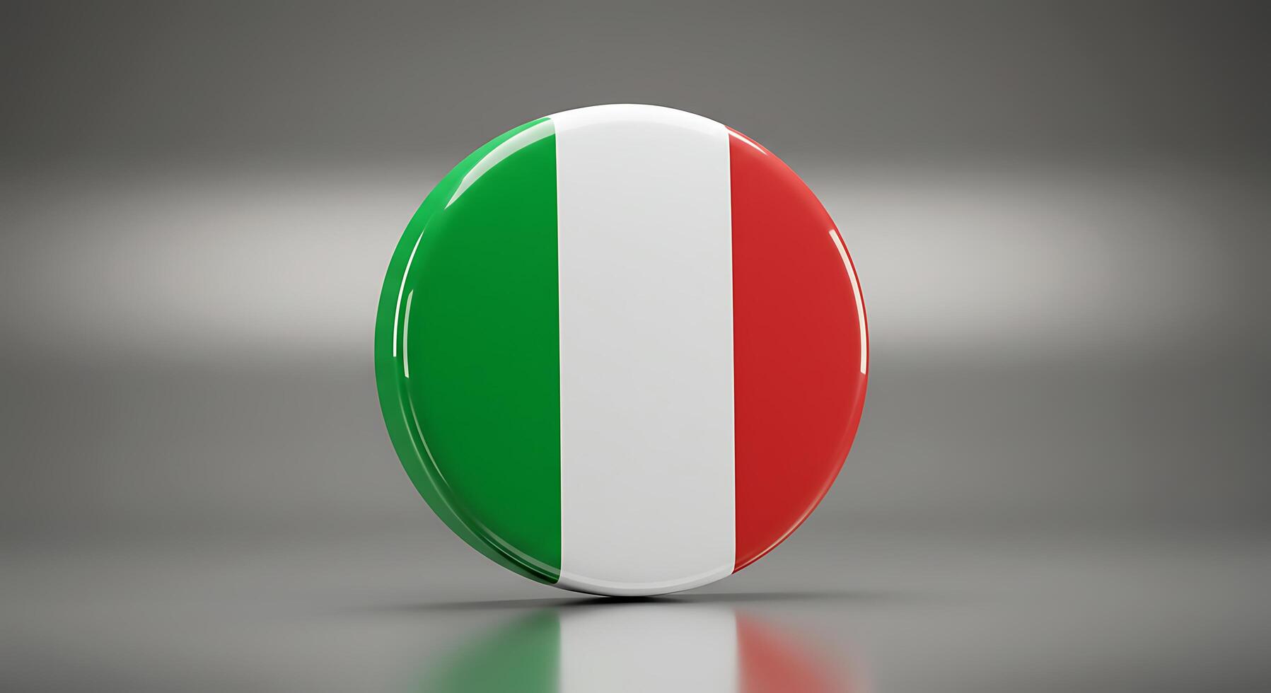 A button with the flag of italy on it photo