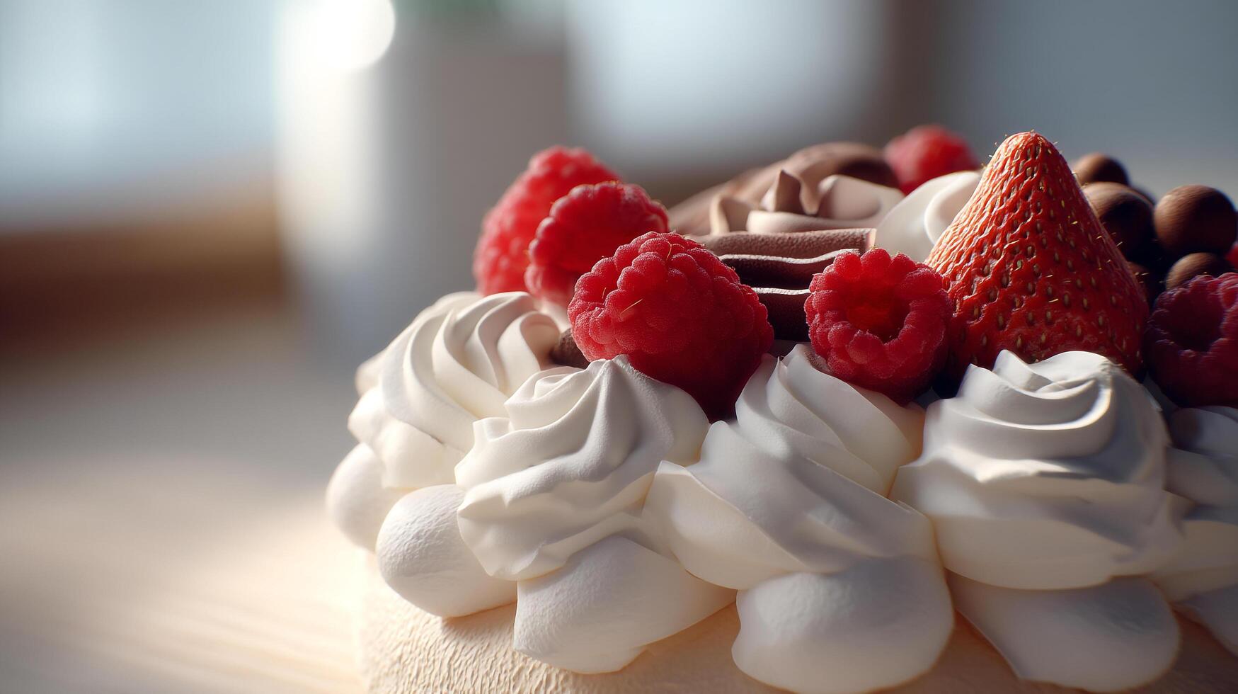 Sweet Food in Cozy Setting, Dessert Photography photo