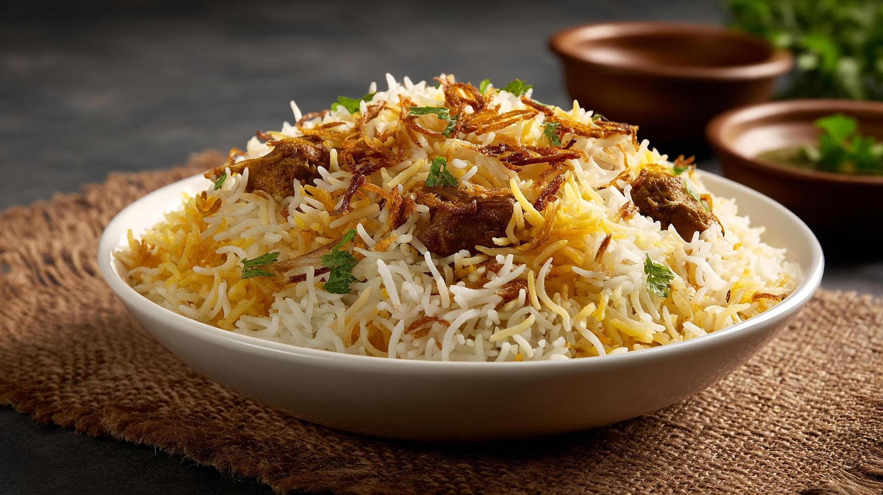 Professional Biryani Photography with Soft Diffused Lighting, Biryani Photography photo