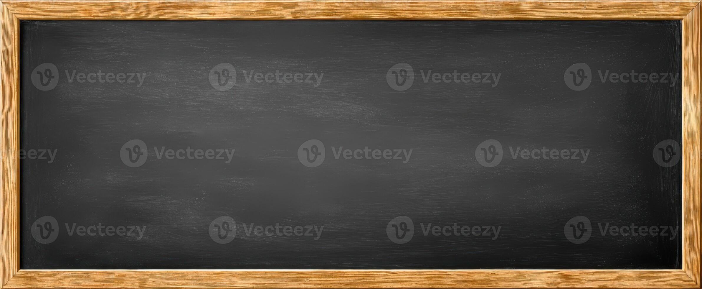 The empty chalkboard ready for creative thoughts and expressions. photo
