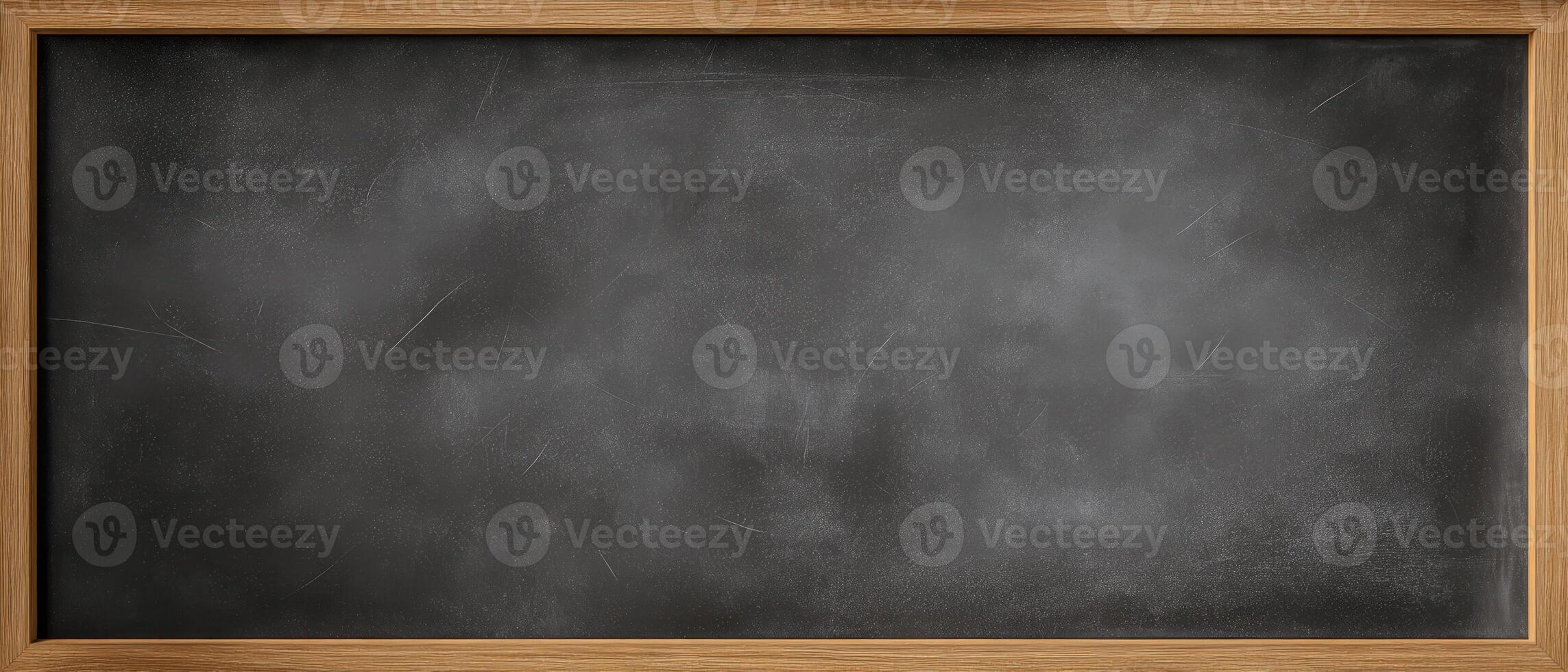 The empty chalkboard ready for messages in an educational setting photo