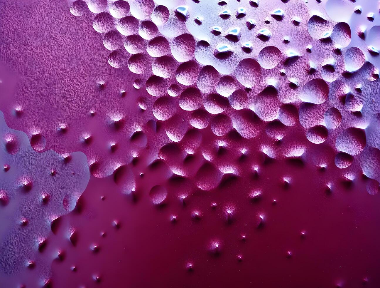 A purple surface with bubbles and dots photo