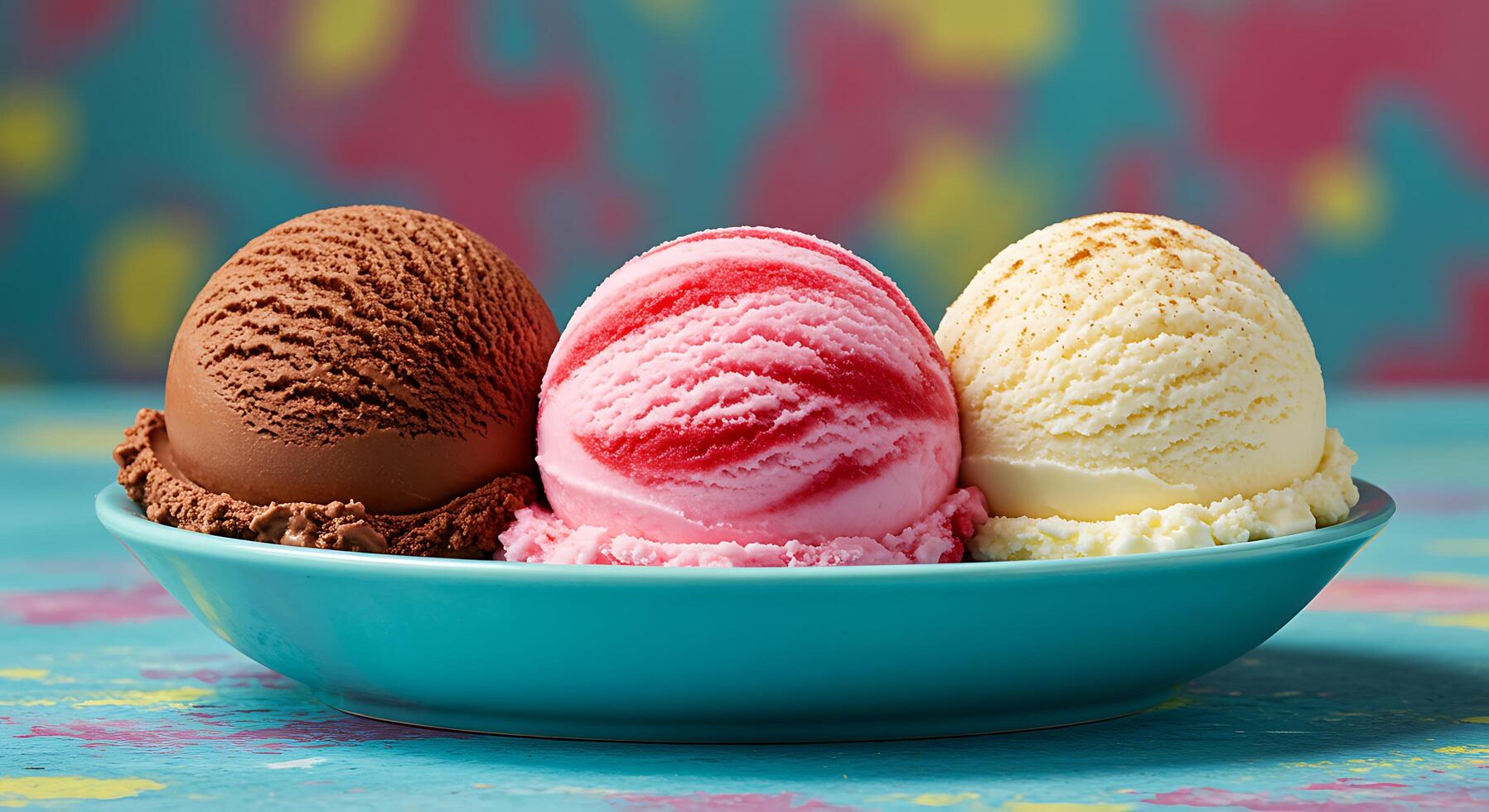 A bowl of ice cream photo