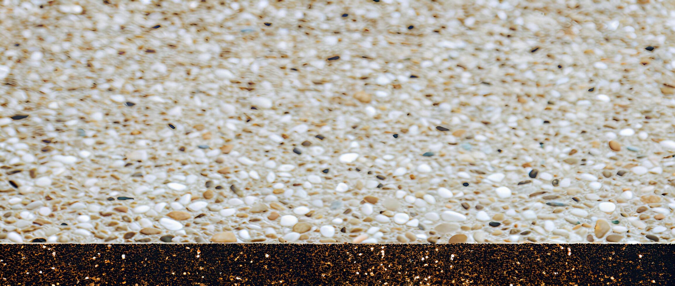 Pebble Texture Background Beige and Brown Stones photo