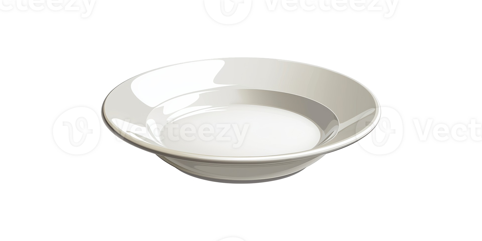 Ceramic Bowl. Minimalist Design For Kitchen And Dining Isolated On Transparent Background png