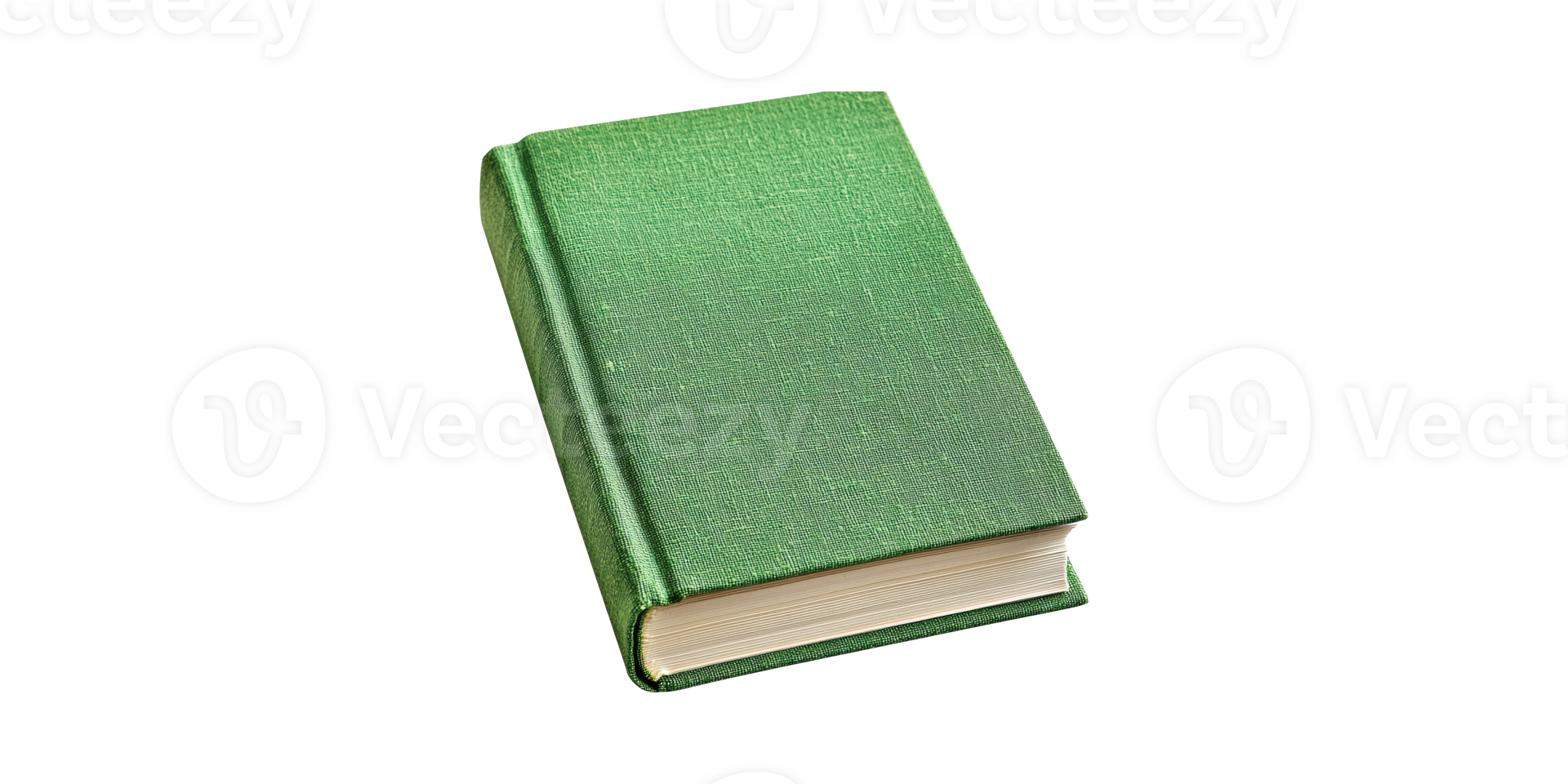 Green Hardcover Book. Knowledge And Education Concept Isolated On Transparent Background png