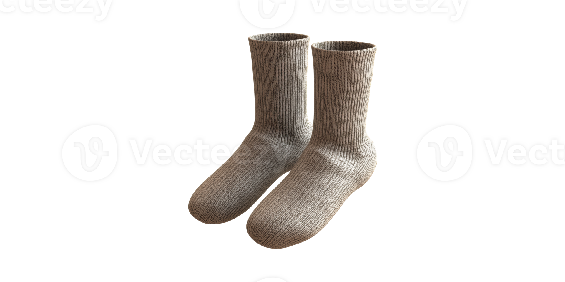 Pair Of Cozy Woolen Socks. Warmth And Comfort For Cold Weather Isolated On Transparent Background png