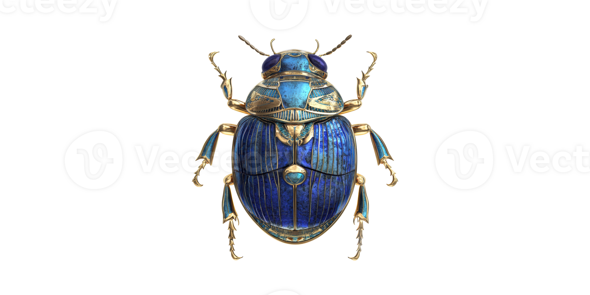 Jewel-Encrusted Scarab Beetle Illustration. Luxurious Design And Ancient Symbolism Isolated On Transparent Background png