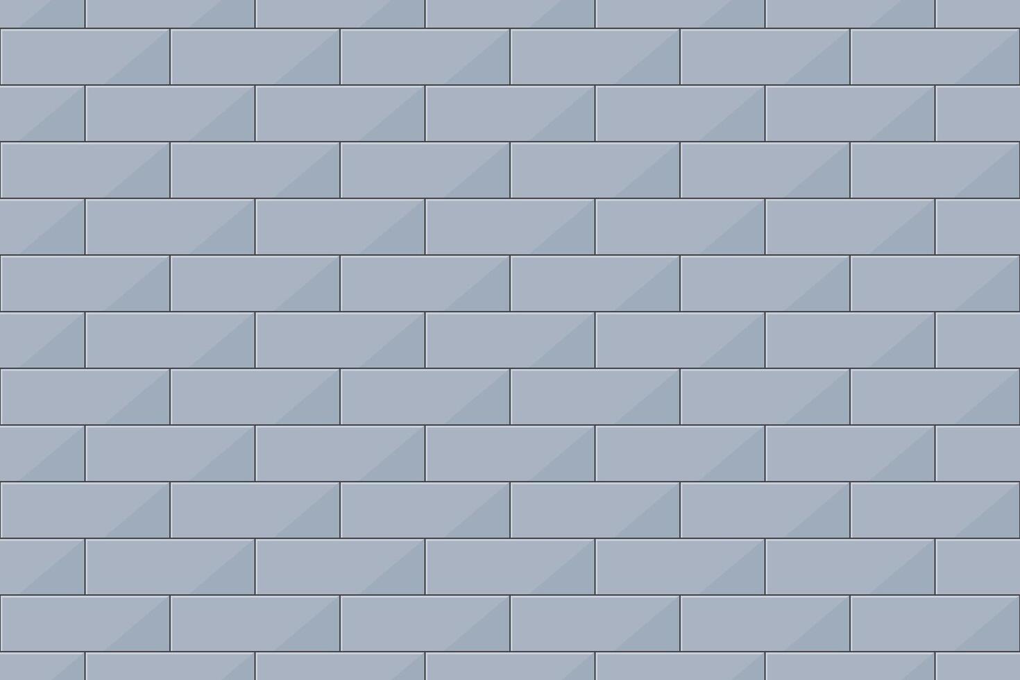 Gray brick wall background vector