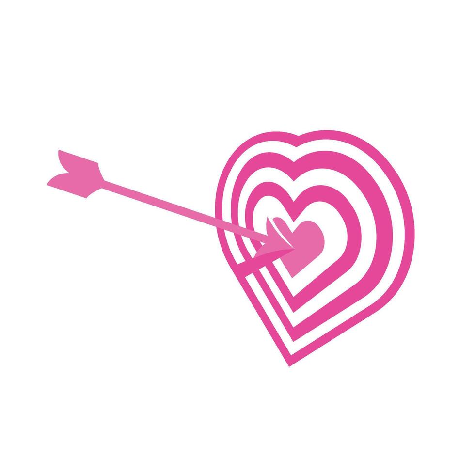 arrow love tattoo.eps vector