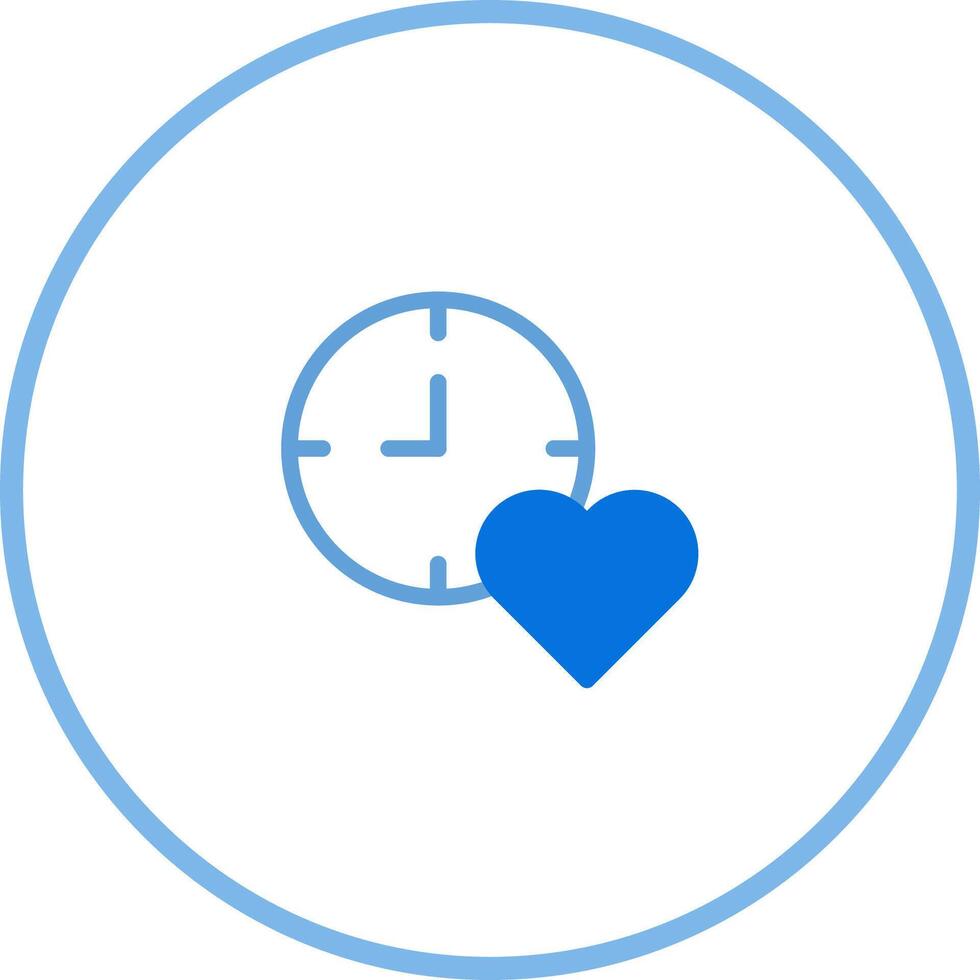 Time is love concept showing the importance of time with loved ones and friends and family vector