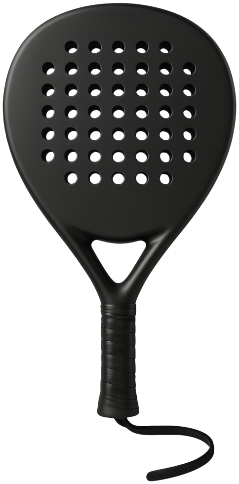 padel racket on transparent background png