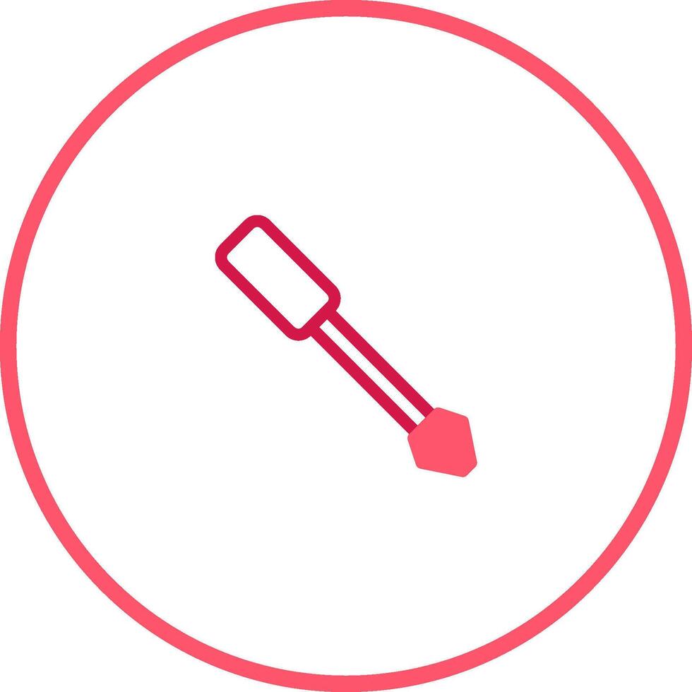 Minimalist tool icon in soft pink isolated on white background creating a simplistic aesthetic vector