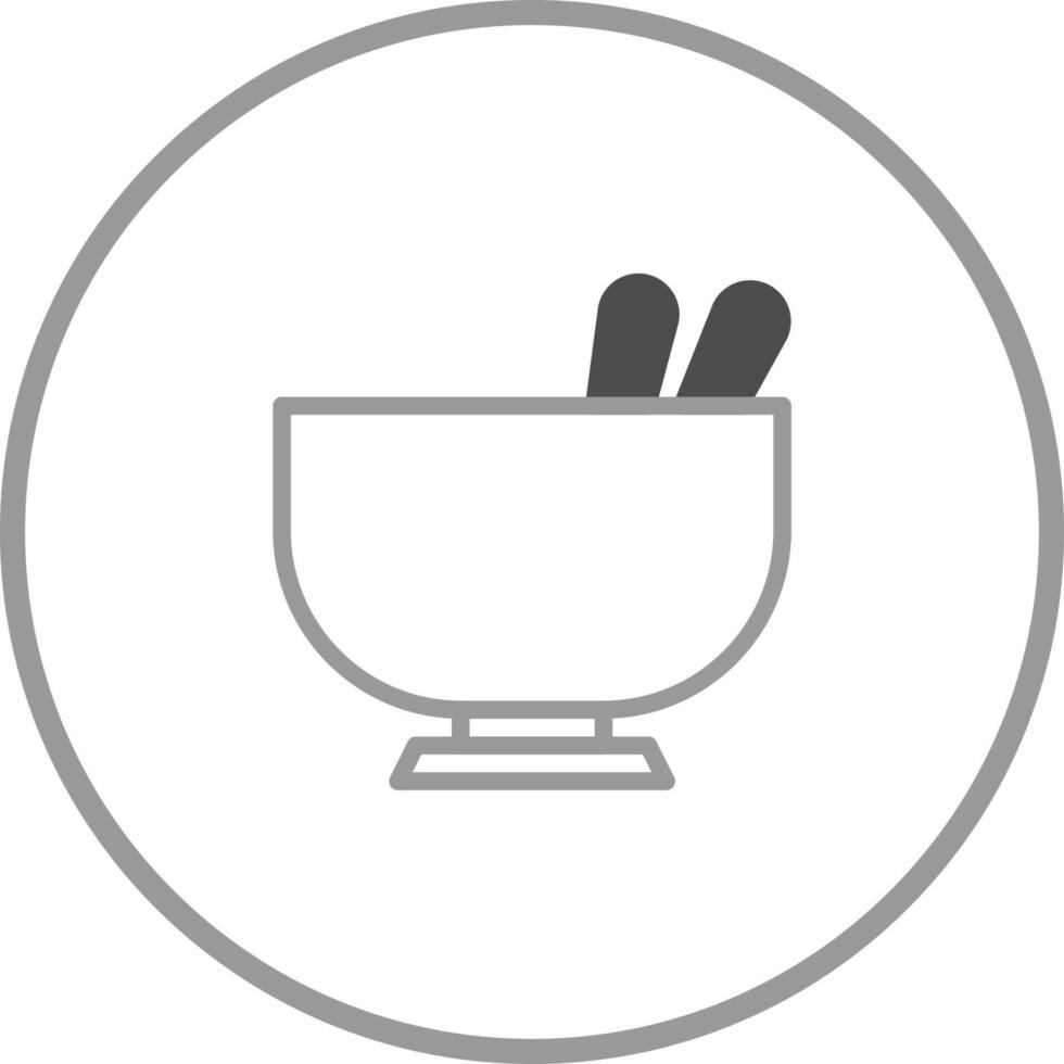 Minimalist mortar and pestle illustration symbolizing traditional medicine and wellness practices through herbal remedies for health vector