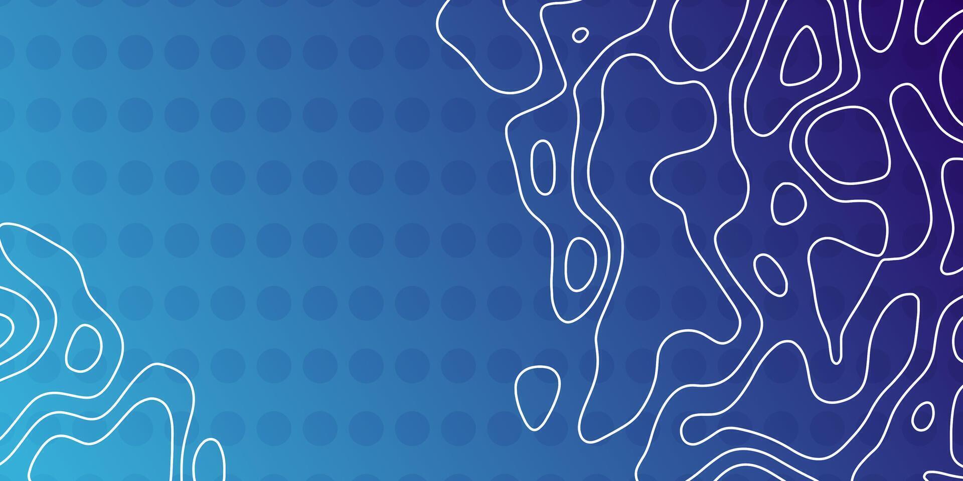 Abstract design featuring blue gradient with white curved lines on a modern background vector