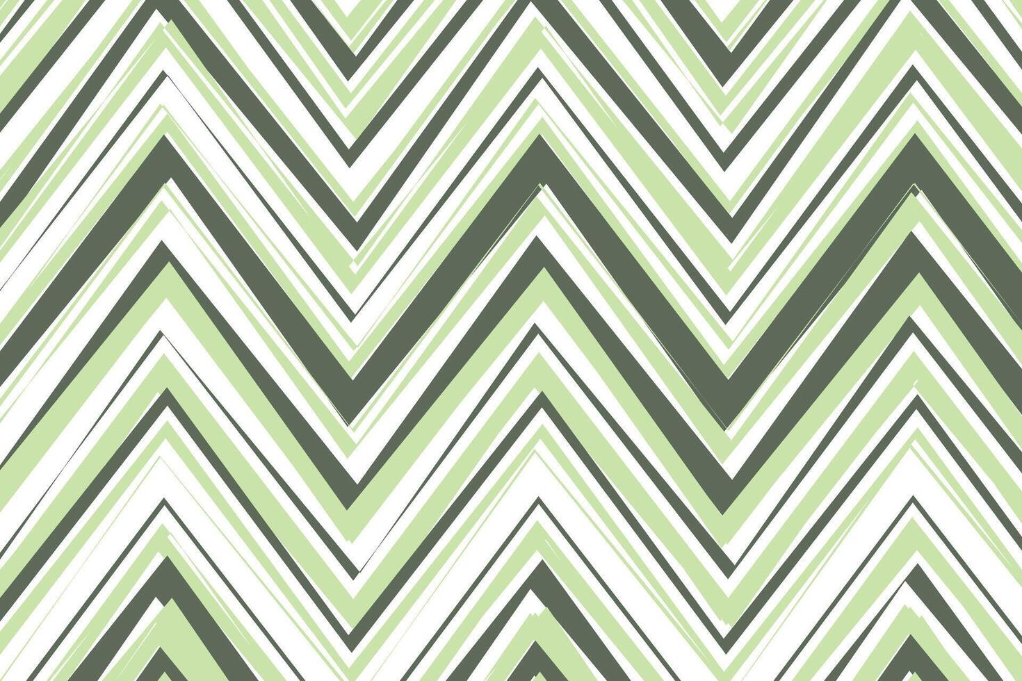 simple abstract light green and olive color creative geometric thin to thick zig zag line pattern geometric zigzag lines composition vector