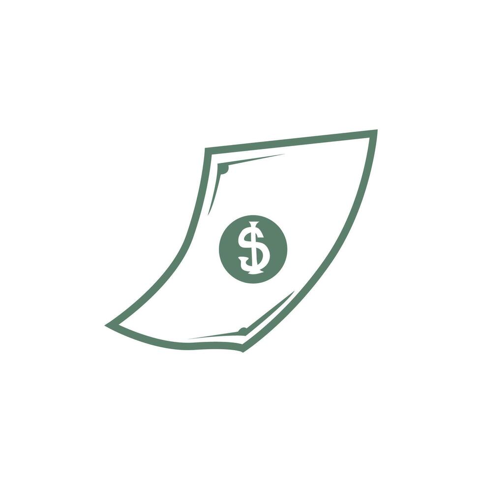 silhouette illustration of money logo design with simple concept temple icon design vector