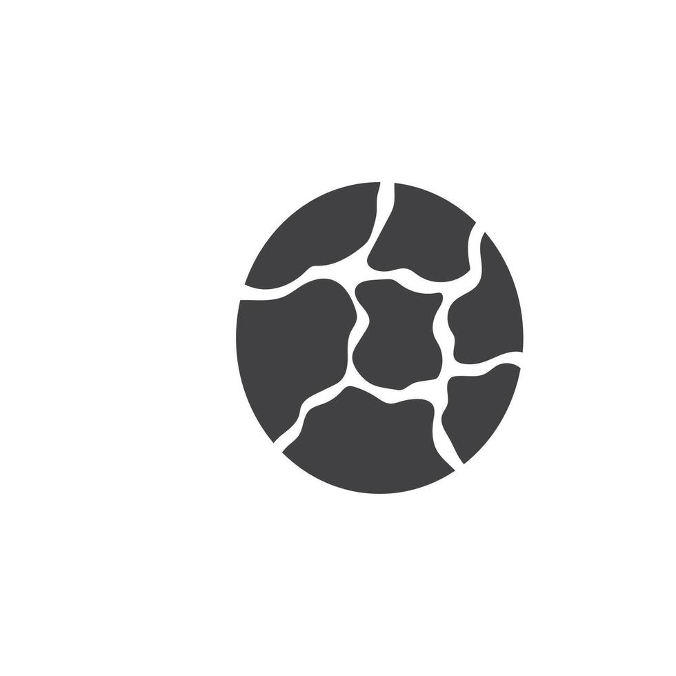 stone logo design pile river stones simple minimalist symbol illustration product brand template vector