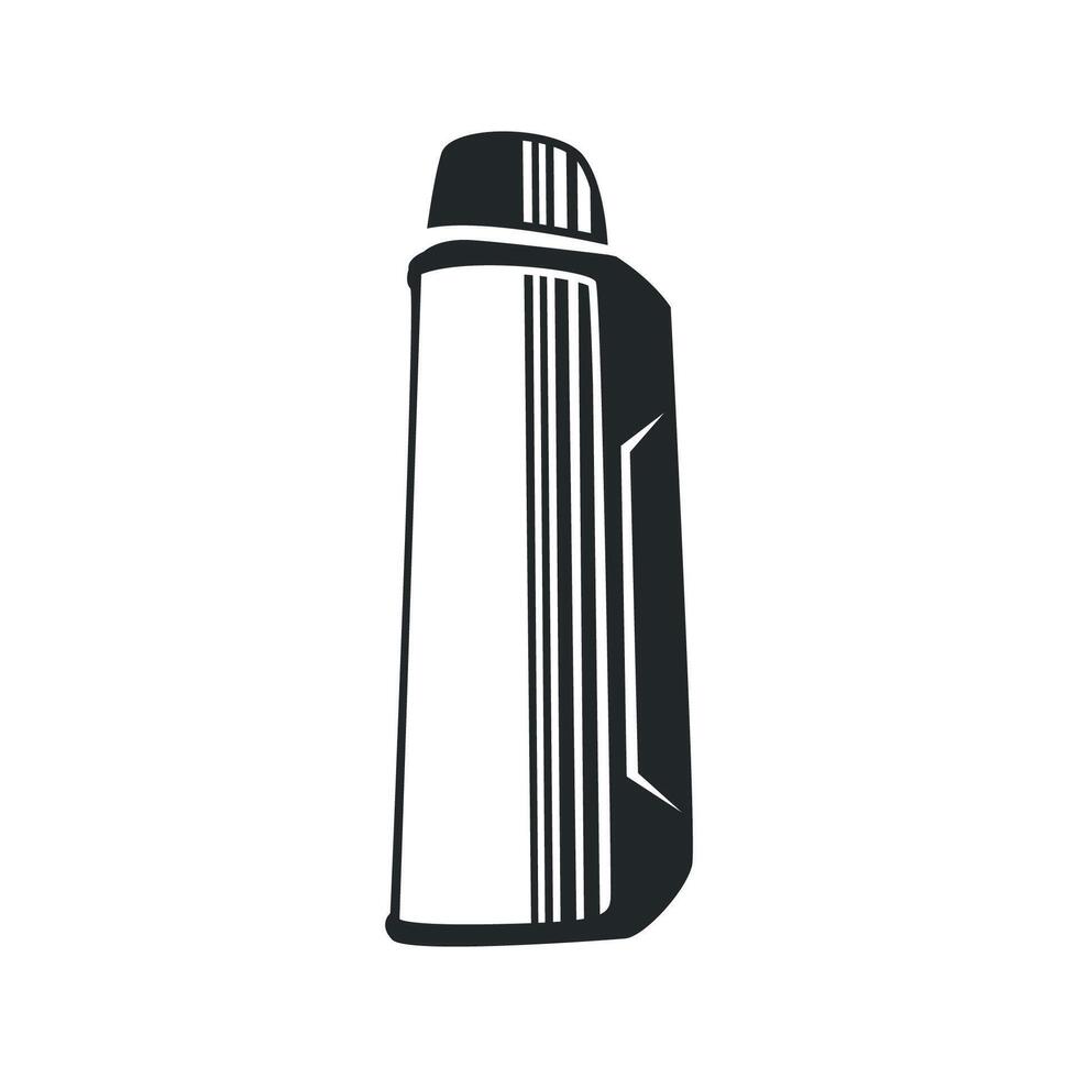 vape logo silhouette design simple vintage retro old concept vape with smoke template symbol brand business or product vector