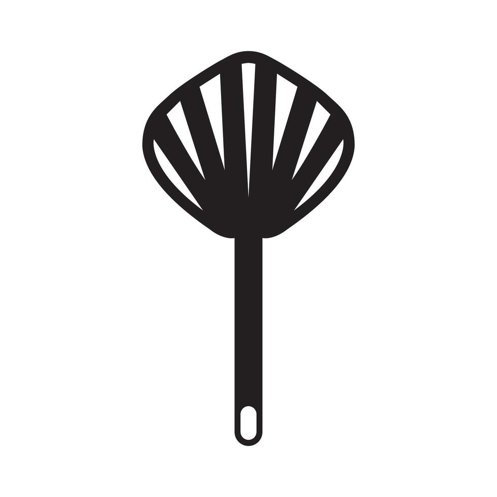 graphic of fly swatter silhouette vector