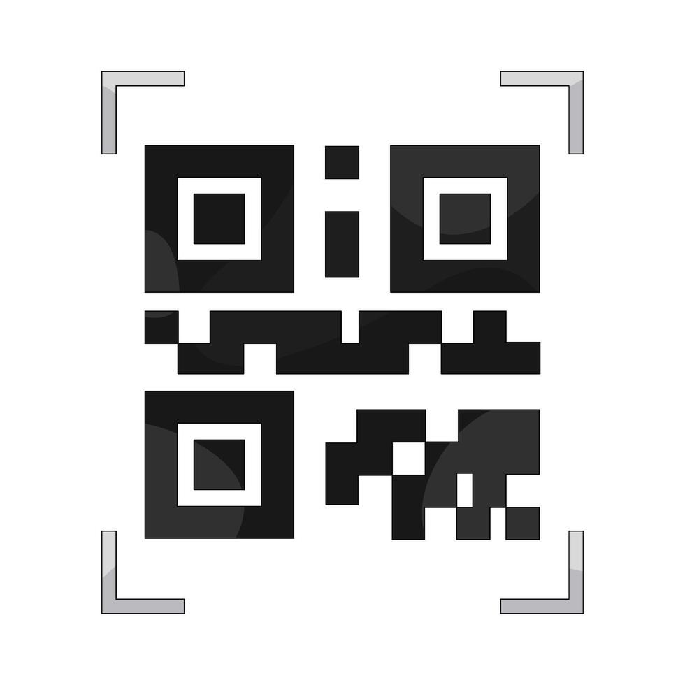 QR Code For Label vector