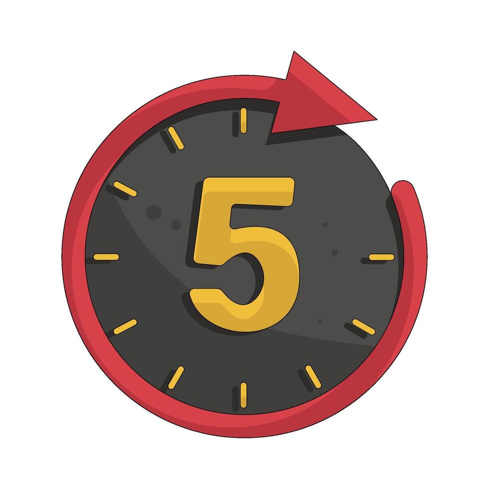an countdown illustration vector