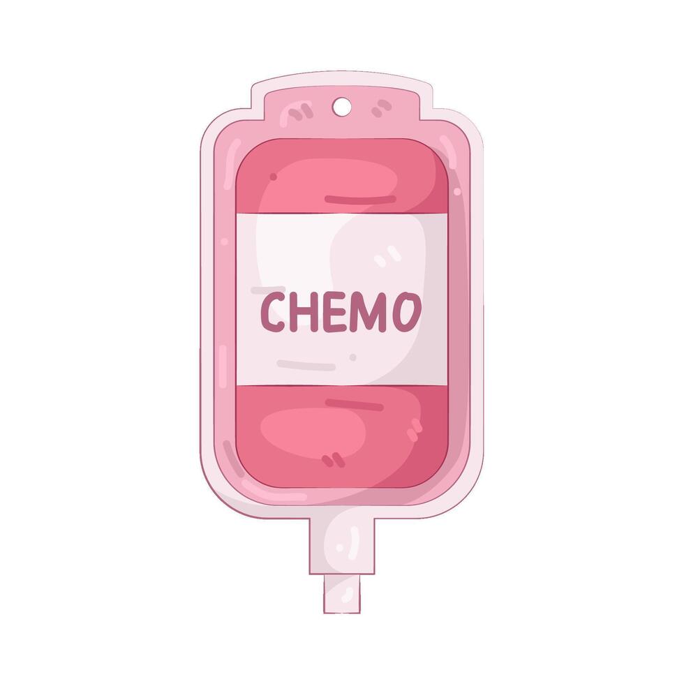 Chemotherapy IV Bag vector