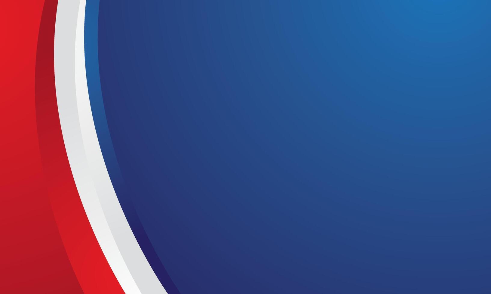 Abstract modern red white blue background vector
