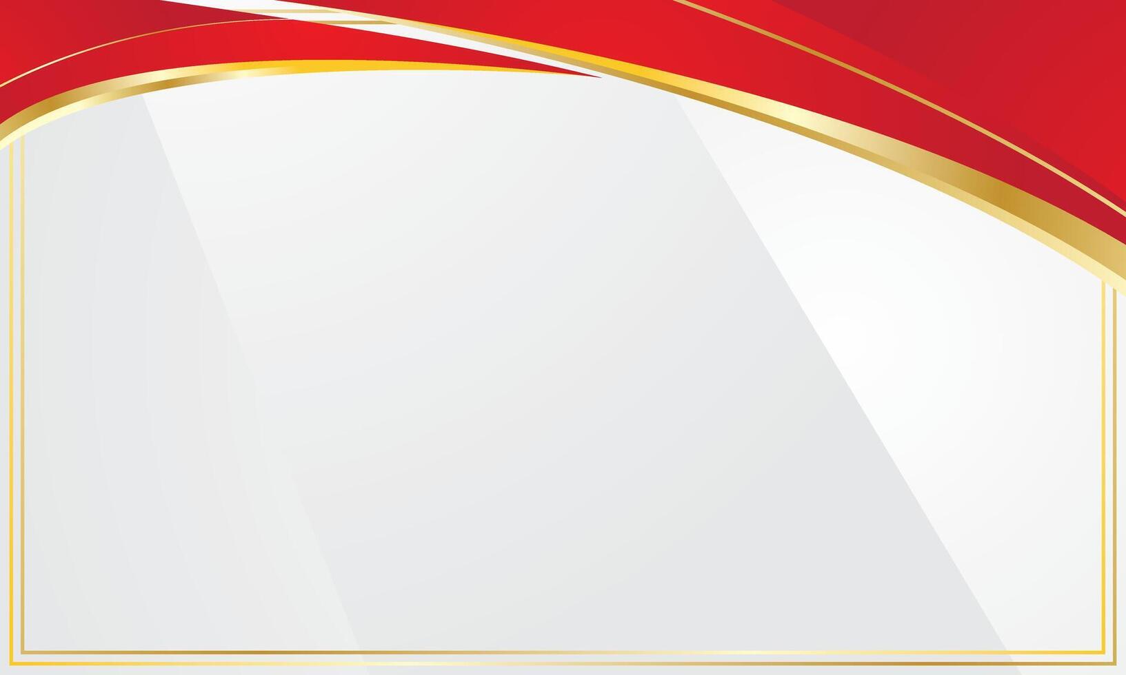 Abstract gold red background design for presentation and certificate vector