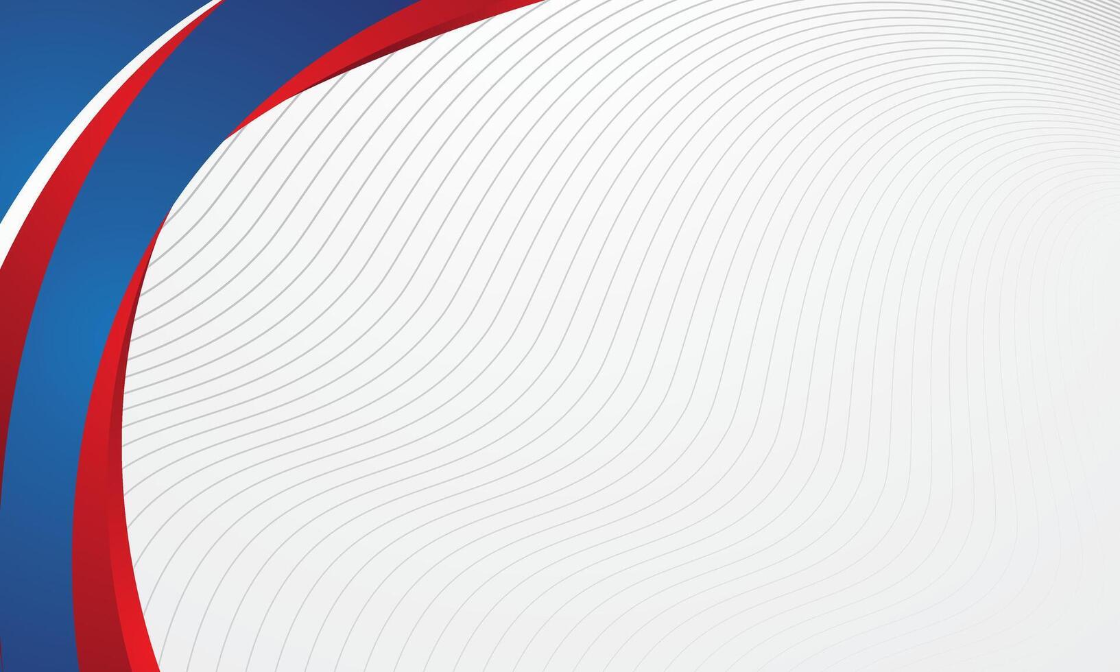 Red blue white abstract background design vector