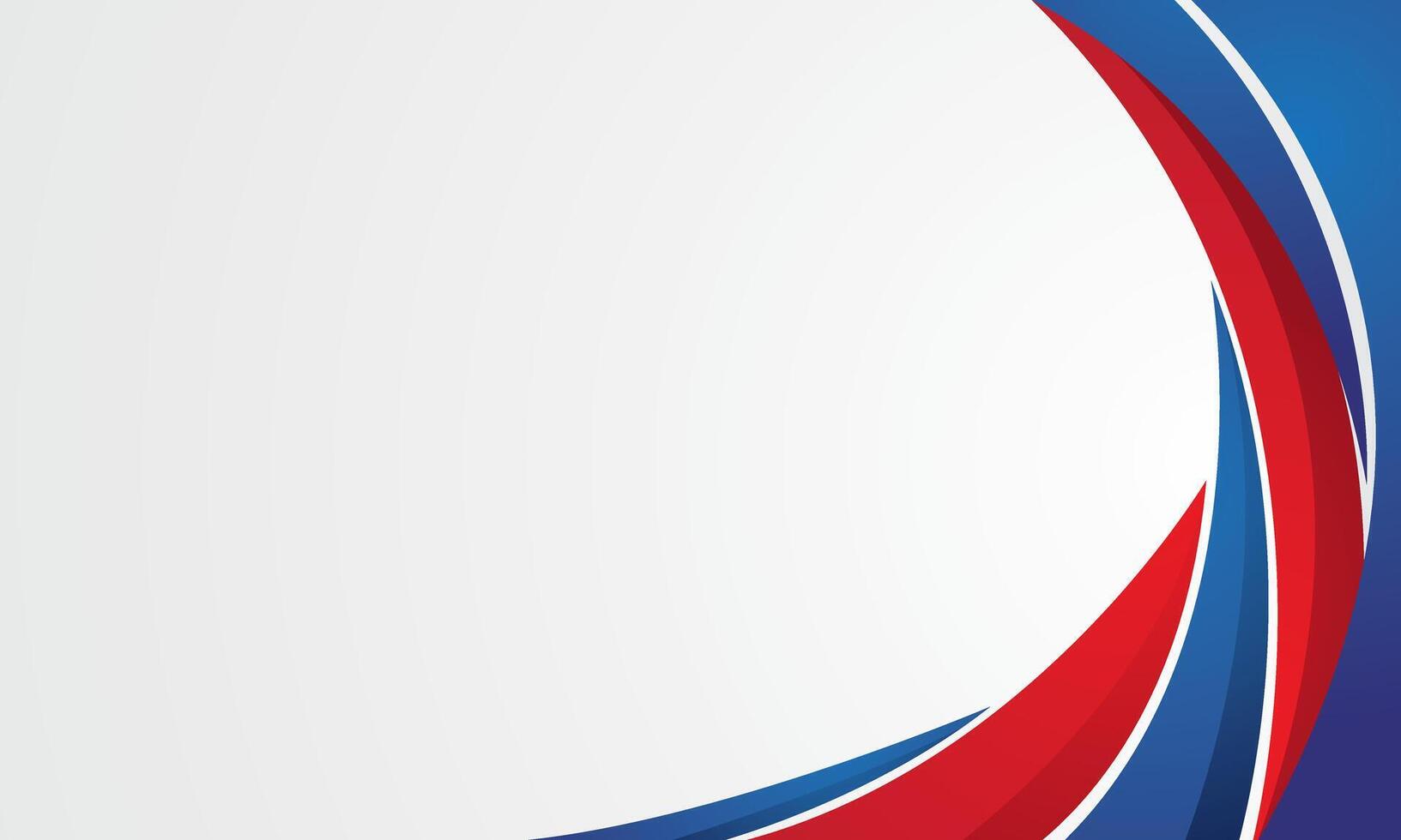 Modern red blue abstract background vector