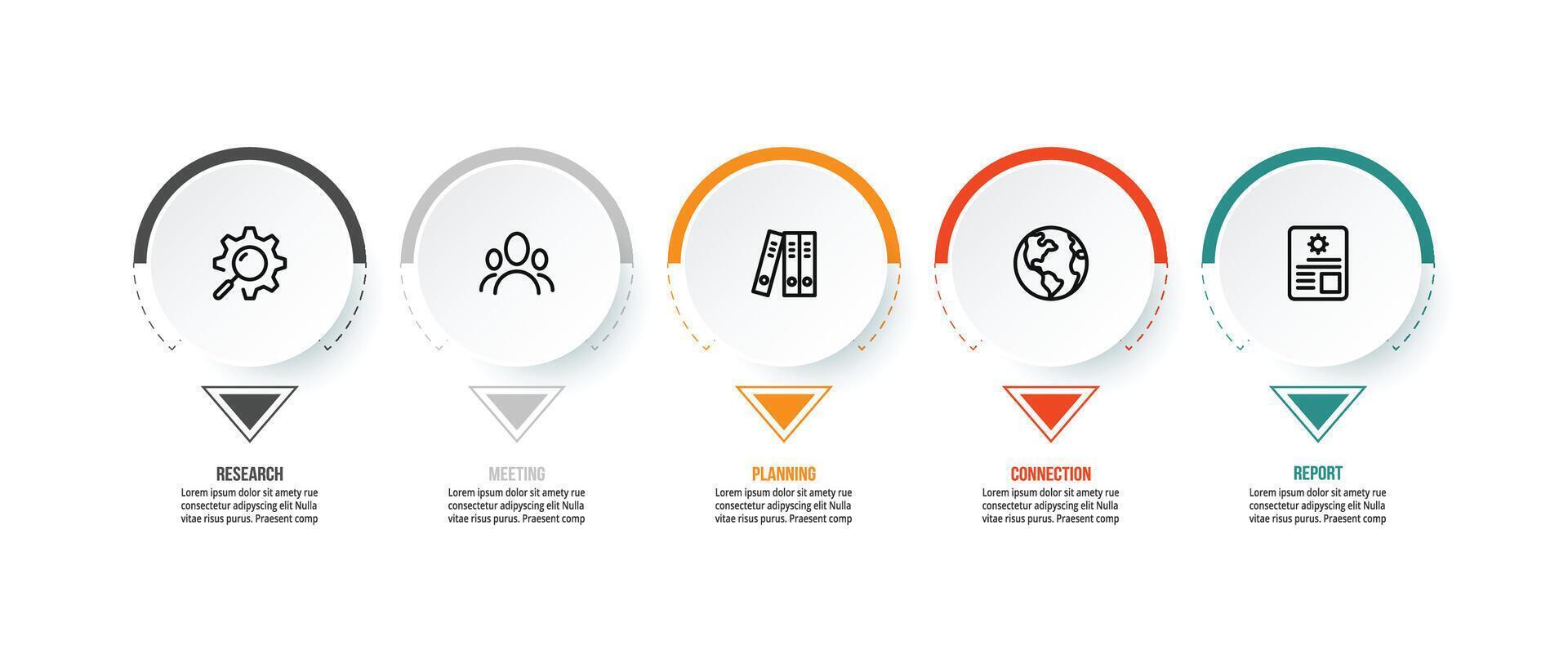 Business infographic concept. vector