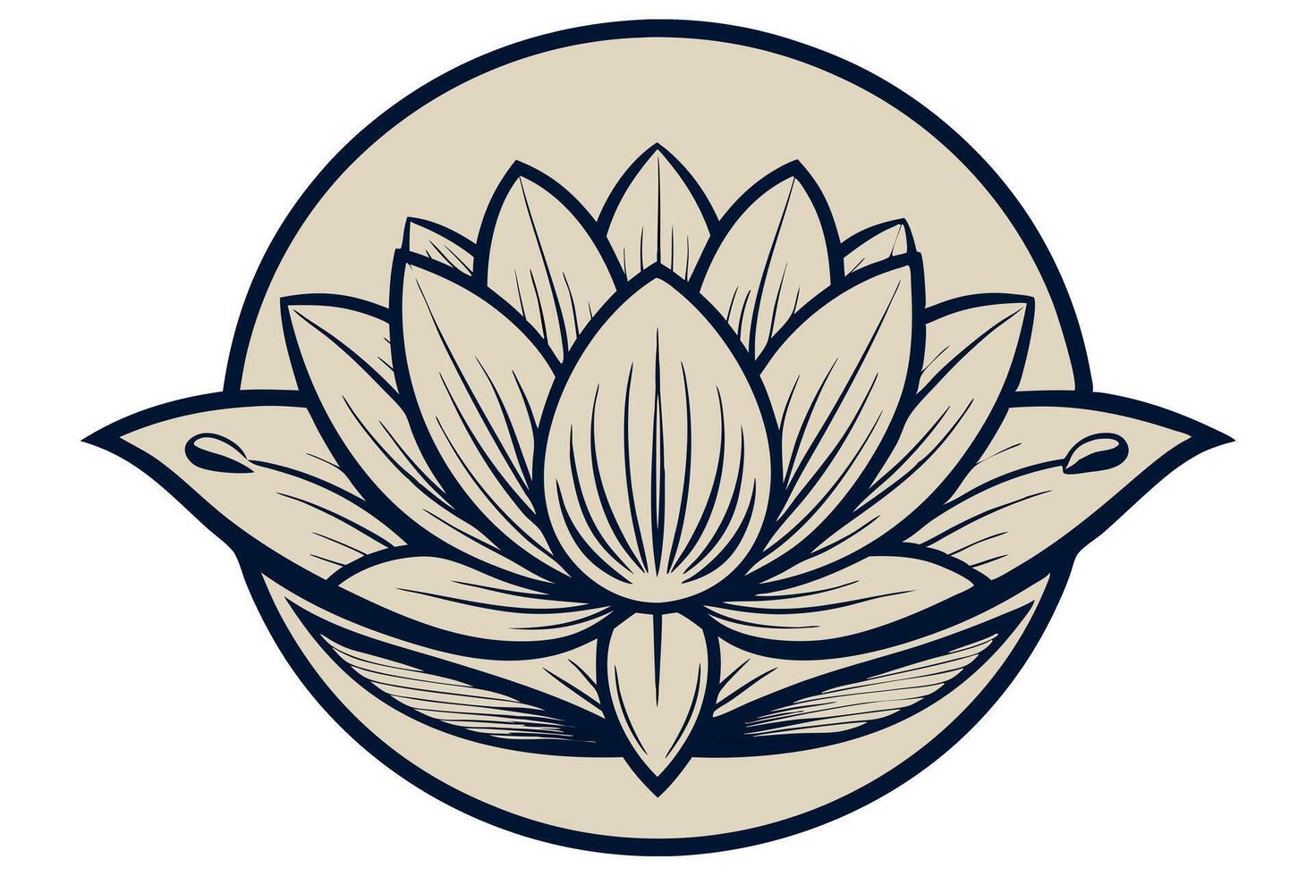 Hand drawn floral design with detailed intricate line art, ideal for vintage style projects, logo creation, and nature inspired designs for digital or print use vector