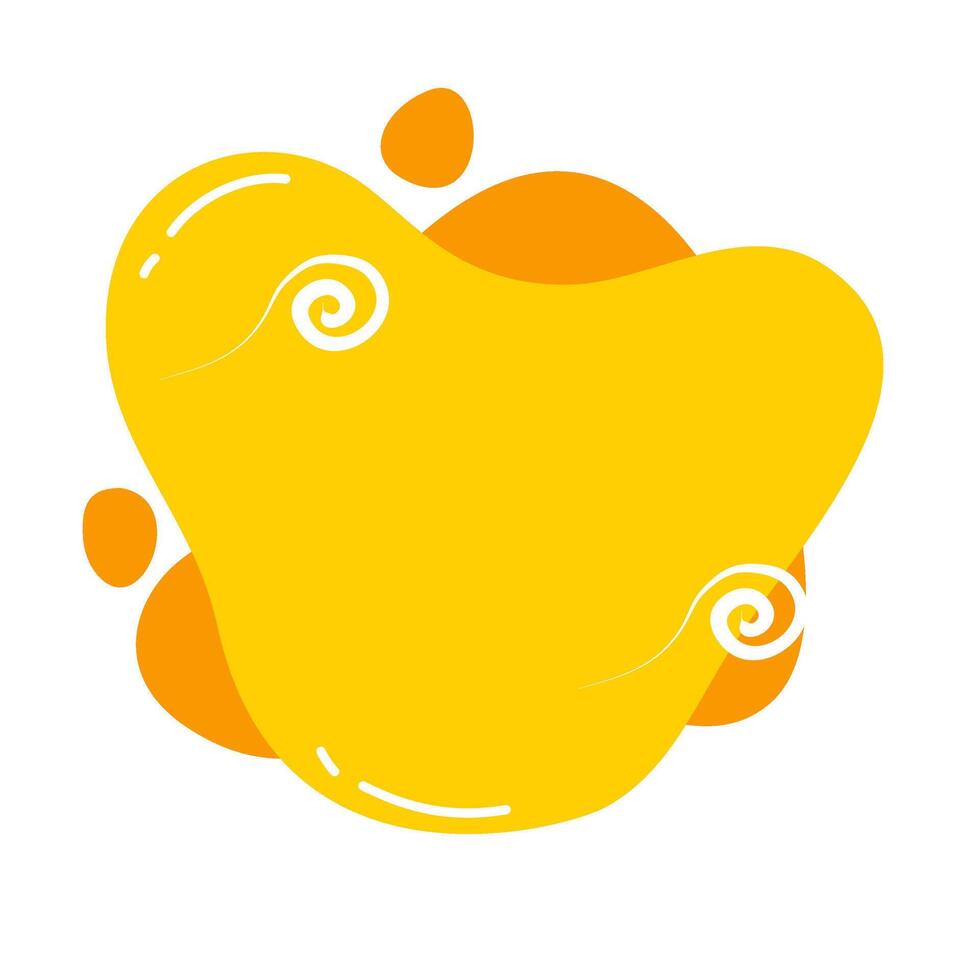 Abstract fluid design element colorful. Modern liquid vector