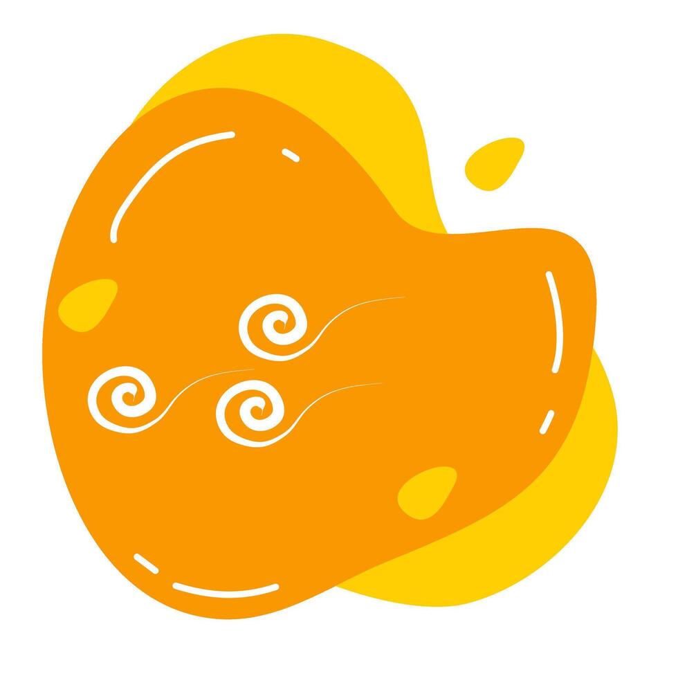 Abstract fluid design element colorful illustrations for graphic, vector