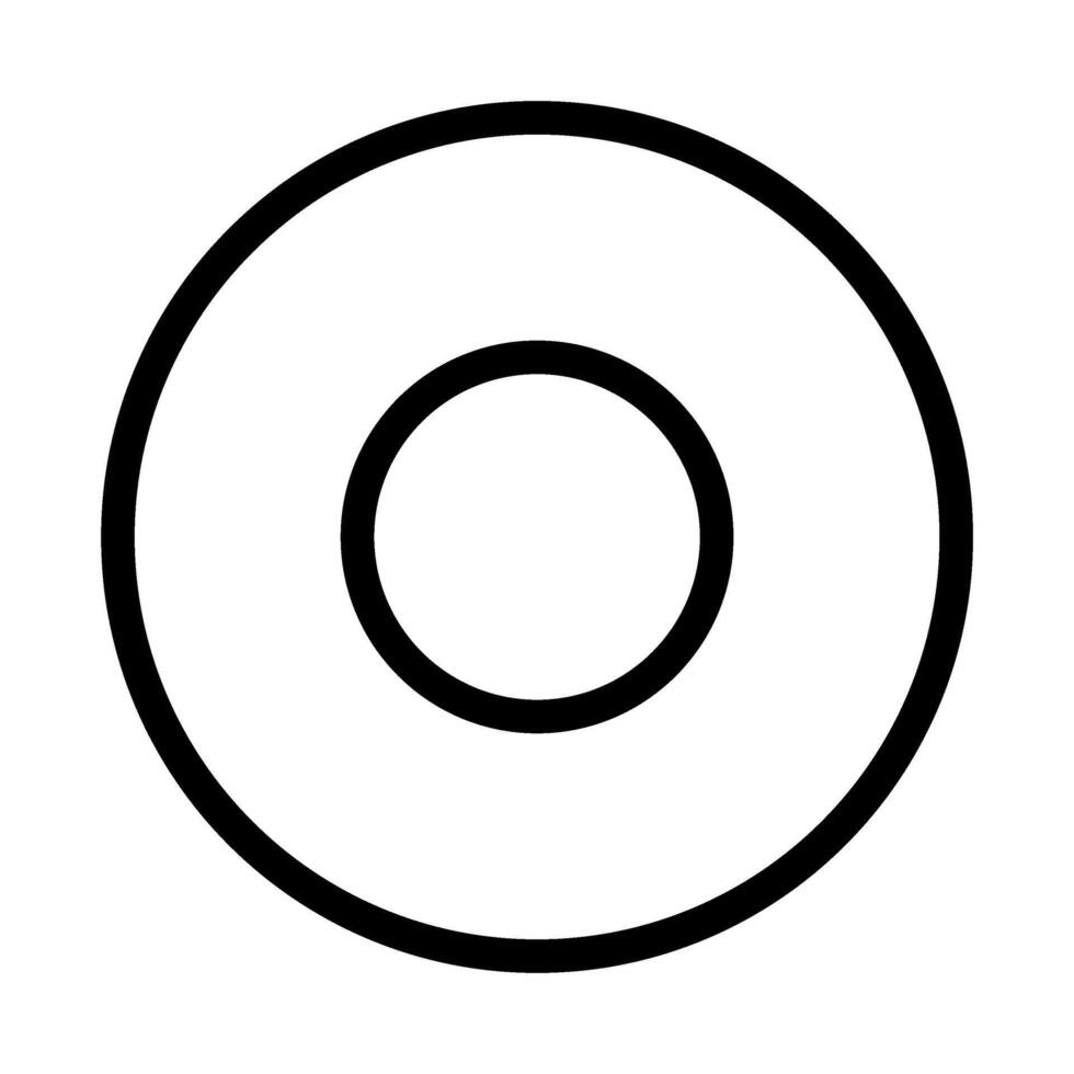 Stop button simple flat button. Illustration. vector