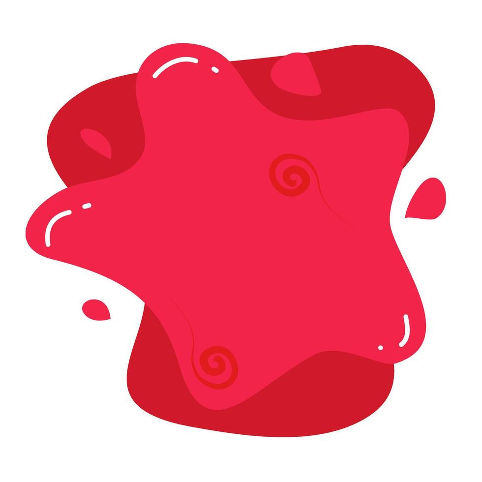 Abstract fluid design element colorful Template for logo design vector