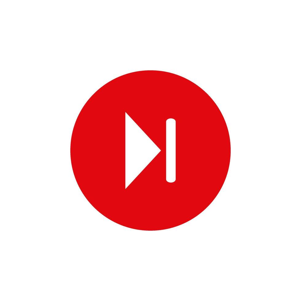 Multimedia Next or Music Buttons. Media Player Icons vector