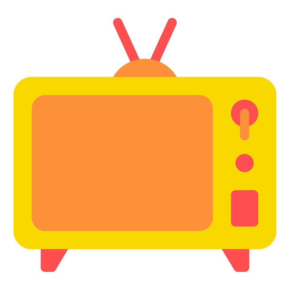 Retro Television Icon vector
