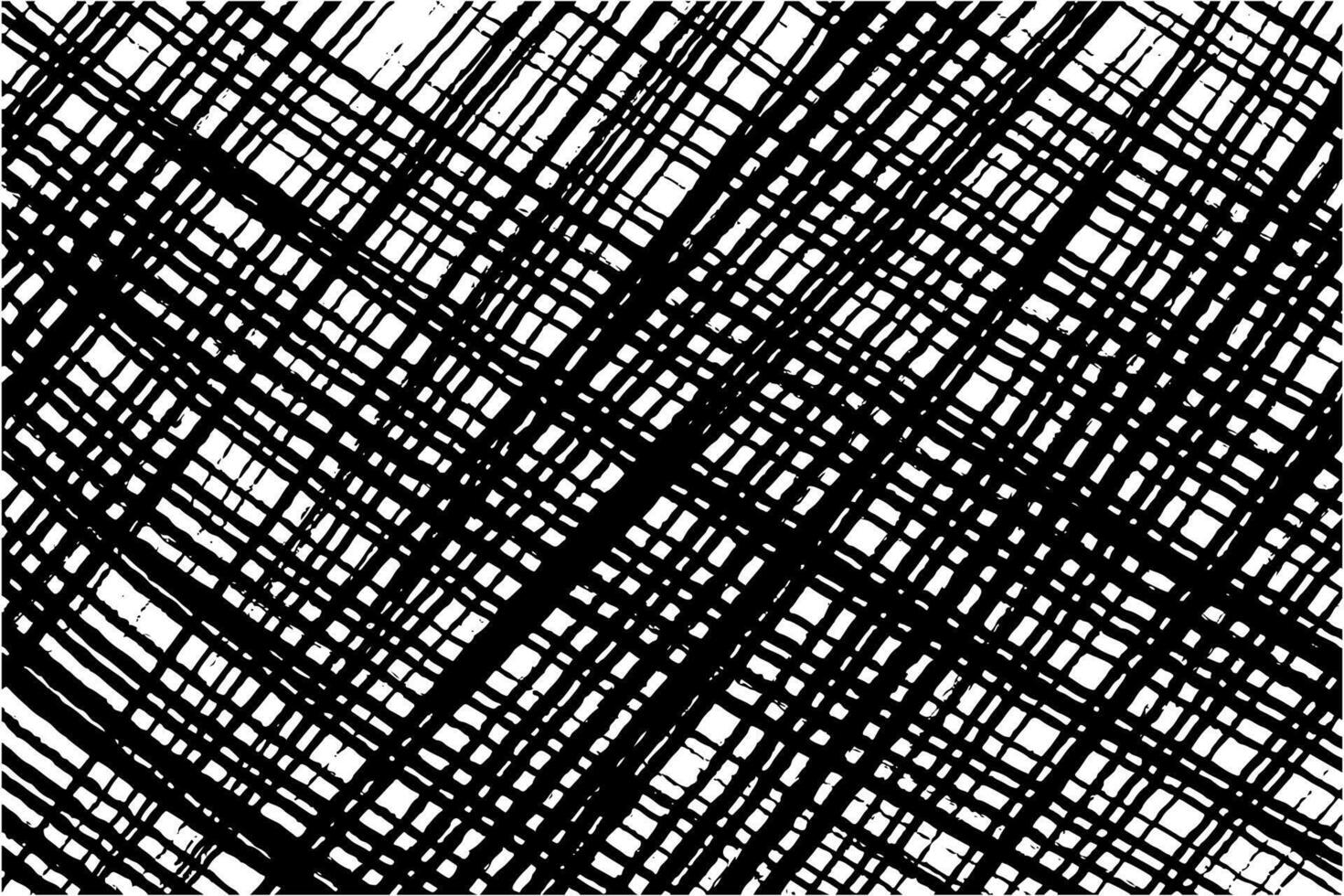 High Contrast Dense Ink Grid Texture for Grunge Background and Urban Design vector