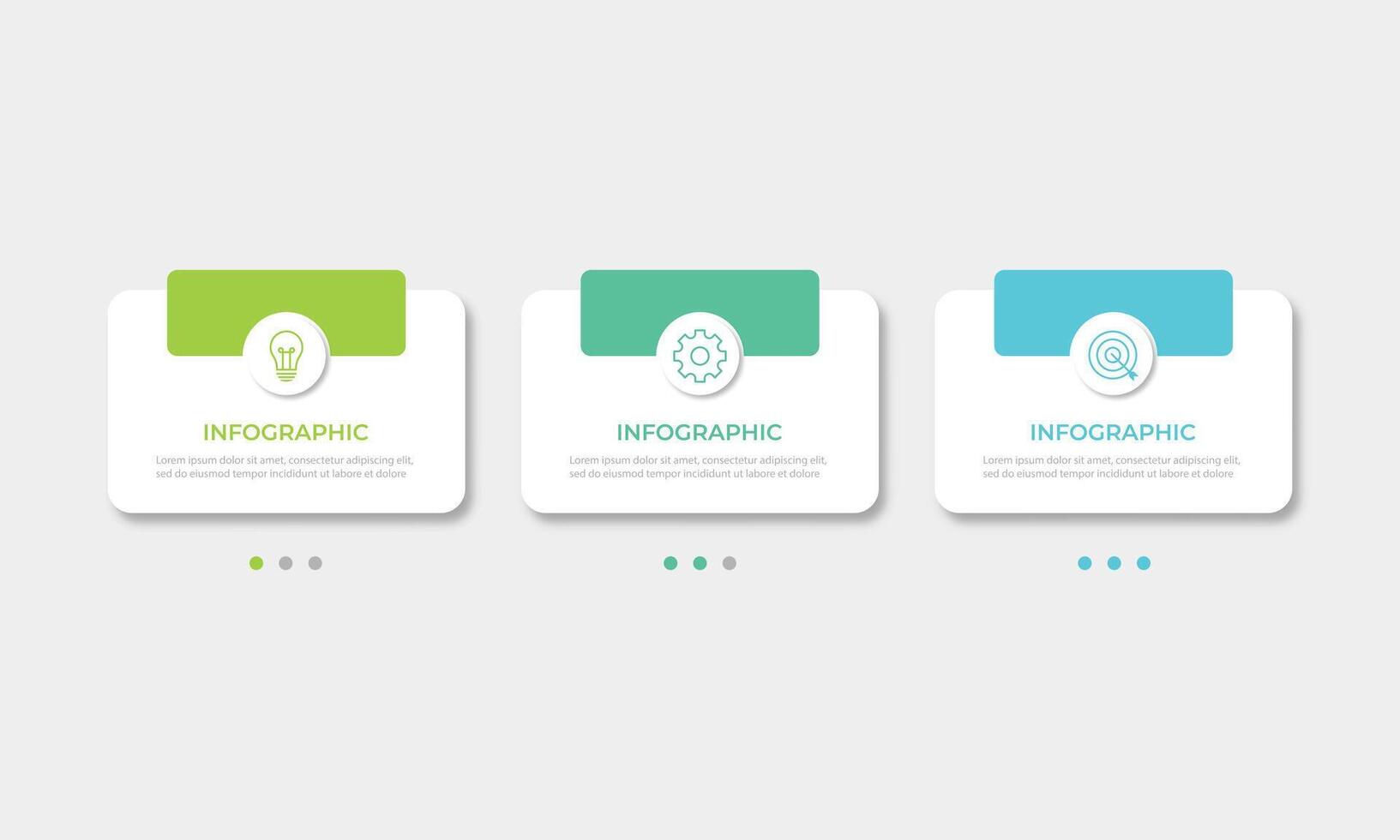 Business infographic template design. 3 options or steps timeline infographic design. Can be used for process diagram, presentations, workflow layout, flow chart vector