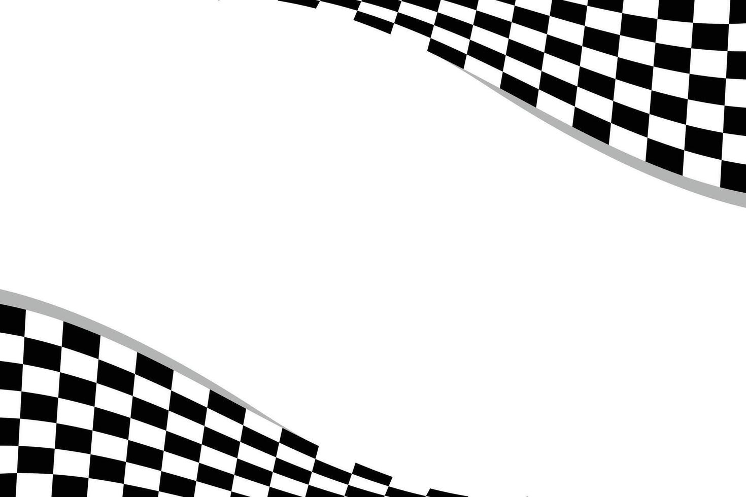 Race flag template background. Checkered flag. Black and white checker. illustration vector