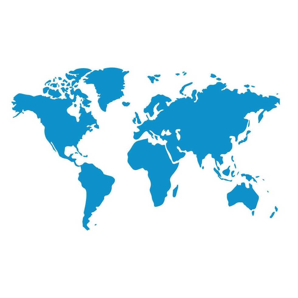 world map illustration vector