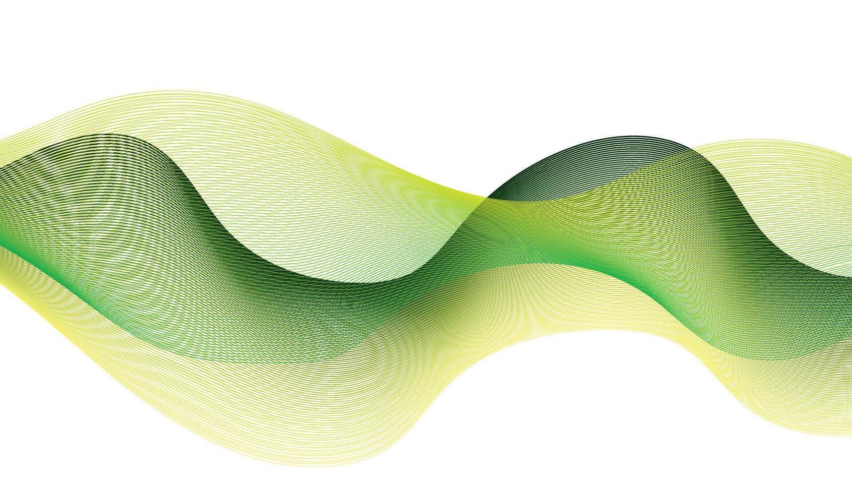 Smooth Flowing Gradient Background with Dynamic Curves vector