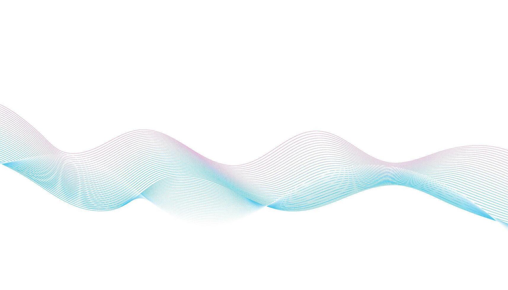 Light Blue and Pink Abstract Wave Background vector